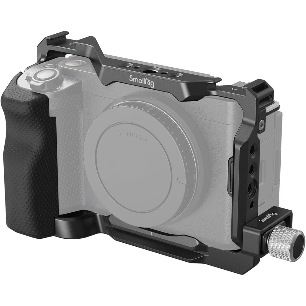SmallRig ZV-E1 Cage w/ Silicone Grip HDMI Cable Clamp & Arca Quick Release Plat